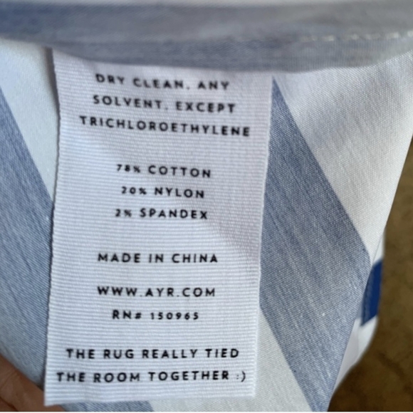 AYR Blue and White Striped Maxi Dress - Picture 6 of 9